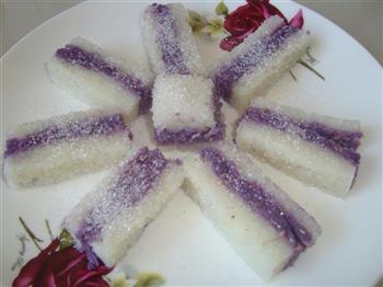 糯米紫薯糕的做法步骤9