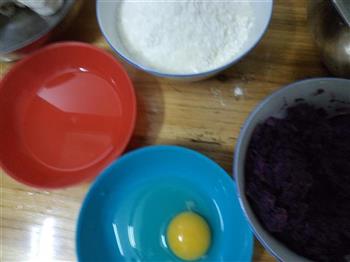 紫薯饼干的做法图解1