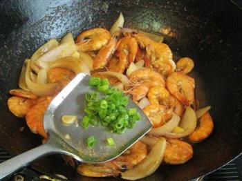 黄金咖喱虾的做法步骤9