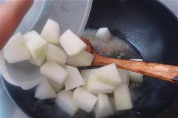 蚝油海米烧冬瓜的做法步骤6