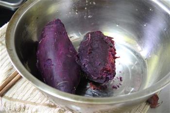 香煎紫薯饼的做法图解1