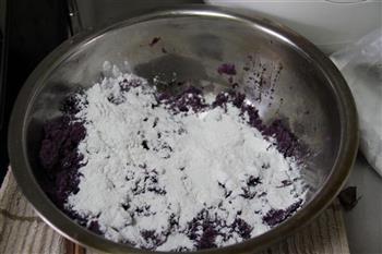 香煎紫薯饼的做法图解3