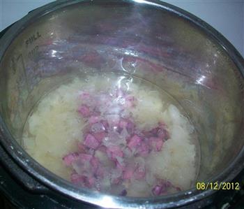 紫薯银耳汤的做法步骤4