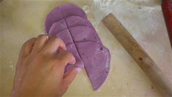 紫薯玫瑰馒头的做法步骤8