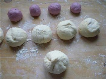 紫薯花馒头的做法步骤8
