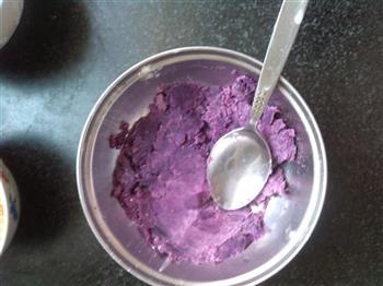 紫薯糯米卷的做法步骤3