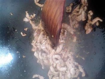 豇豆炒肉丝的做法步骤4