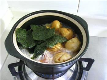 面筋沙锅汤的做法步骤5