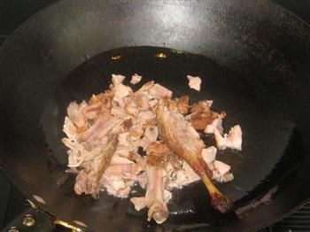 包菜鸭肉泡粥的做法步骤4