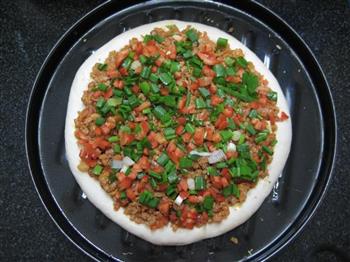 香葱肉臊披萨的做法图解11