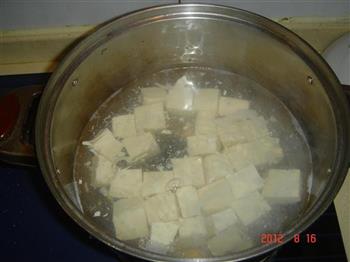 红油肉末豆腐的做法步骤2