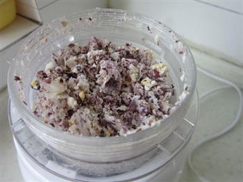 煎紫色玉米小饼的做法步骤4