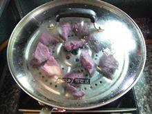 椰奶紫薯包的做法步骤2