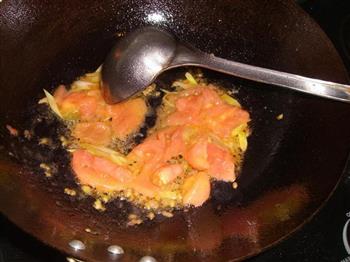 鸡蛋西红柿龙须面的做法步骤3