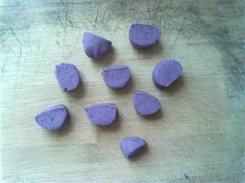 紫薯奶酪球的做法图解2