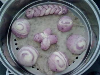 紫薯馒头的做法步骤17
