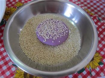 香煎紫薯饼的做法步骤8