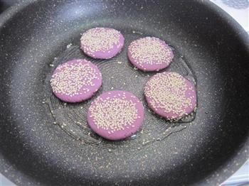 香煎紫薯饼的做法图解9