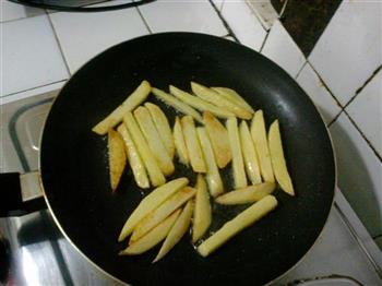 煎土豆条炒心肺的做法步骤2