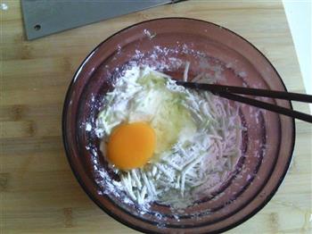 角瓜鸡蛋饼的做法步骤5