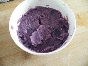 芸豆紫薯糕的做法步骤7