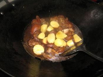 土豆烧猪蹄的做法步骤8