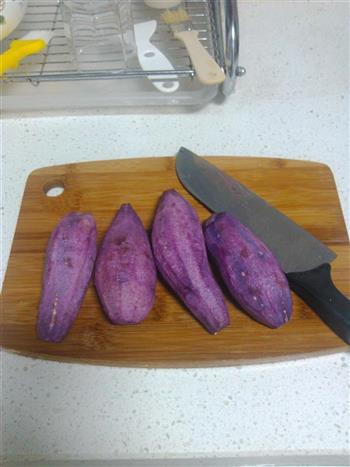 紫薯馅的做法图解2