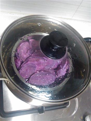 紫薯馅的做法图解3