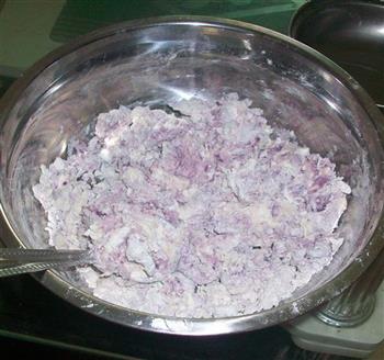 紫薯香肠卷的做法图解4