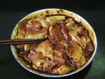 杏鲍菇烤五花肉的做法步骤4