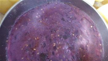 紫薯南瓜糯米糕的做法步骤3