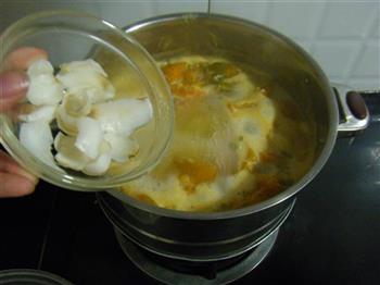 百合南瓜绿豆粥的做法步骤6