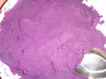 紫薯花式面包的做法图解4