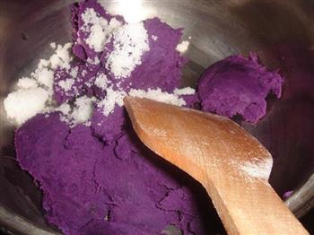 紫薯花式面包的做法图解5