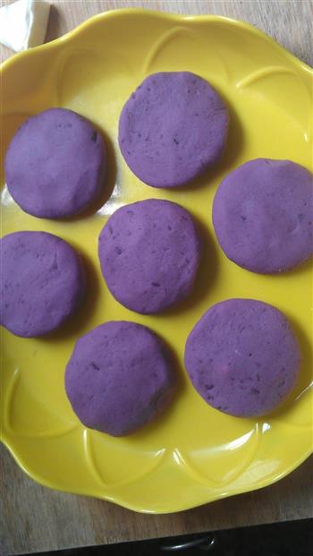 奶香紫薯饼的做法步骤10
