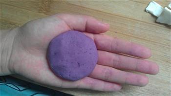 奶香紫薯饼的做法步骤9