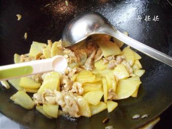 肉炒青椒土豆片的做法步骤10