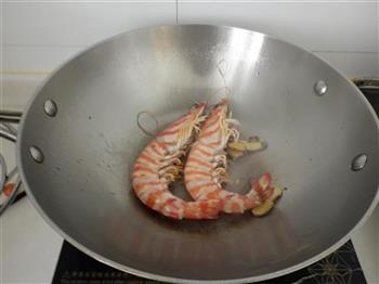 家常煎大虾的做法步骤3