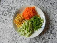 蔬菜玉米饼的做法步骤2