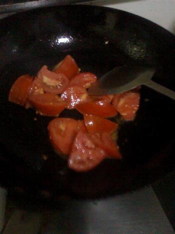 秋葵西红柿炒鸡蛋的做法步骤6