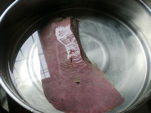 青菜猪肝汤的做法步骤1