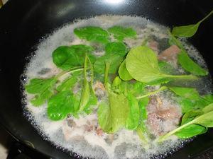 青菜猪肝汤的做法图解6
