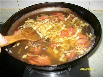 番茄鸡蛋热汤面的做法步骤8
