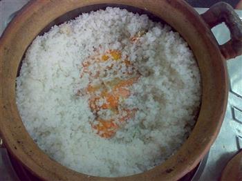 瓦煲盐焗虾的做法步骤12