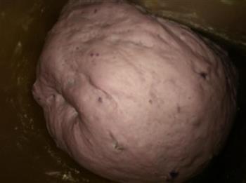 心花开紫薯馒头的做法步骤5