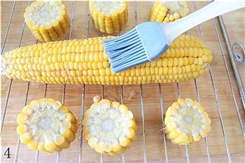 金色孜然香烤玉米的做法步骤4