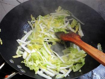 麻馓炒白菜的做法步骤4
