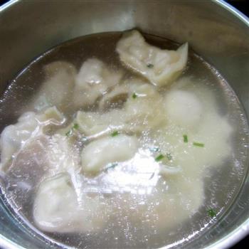 高汤煮饺的做法步骤5