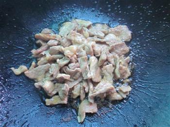长豆角炒肉的做法步骤4