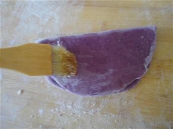 紫薯菊花卷的做法步骤10